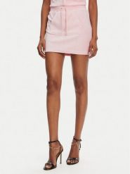 Juicy Couture Spódnica dresowa Heritage JCGGS125022G Różowy Slim Fit. Czerwone spódnice damskie Juicy Couture, xs, bez wzorów, z bawełny, mini. Za 209.99 zł.