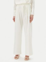 Eleh Spodnie palazzo ESS250005 Écru Regular Fit. Spodnie materiałowe damskie Eleh, bez wzorów, z materiału. Za 279.99 zł.