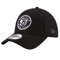 Czapka New Era Brooklyn Nets, Dla obu płci. Czarne czapki damskie New Era, bez wzorów, z bawełny. Za 202.99 zł.