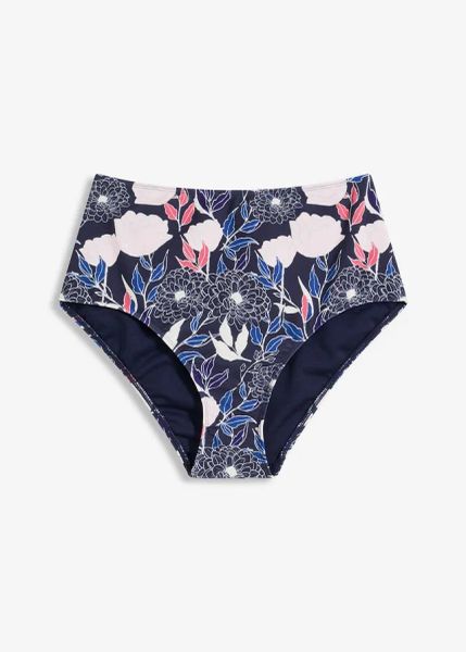 Figi bikini. Niebieskie bikini bonprix, bez wzorów. Za 77.99 zł.