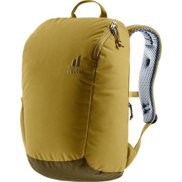 Plecak miejski deuter StepOut. Brązowe plecaki męskie Deuter, bez wzorów, z materiału. Za 289.99 zł.