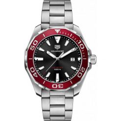 RABAT ZEGAREK TAG HEUER AQUARACER WAY101B.BA0746. Czarne zegarki męskie TAG HEUER, bez wzorów, z koronki, szklane. W wyprzedaży za 5,240.00 zł.