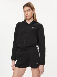 Guess Bluza Kiara V4GQ15 FL04P Czarny Regular Fit. Czarne bluzy damskie Guess, m, z aplikacjami, z syntetyku, bez ramiączek, bez kaptura. Za 599.99 zł.
