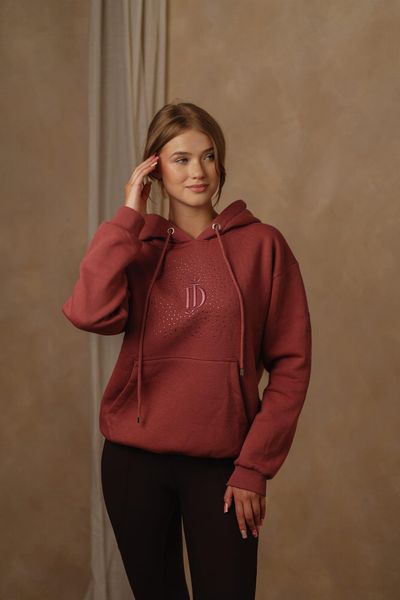Bluza z kapturem JD ATTACK Elowyn. Niebieskie bluzy damskie JD ATTACK, l, bez wzorów, z materiału, eleganckie, bez ramiączek, z kapturem. Za 239.00 zł.
