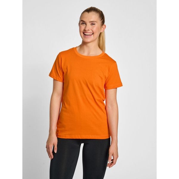 Koszulka damska Hummel Red Heavy. Brązowe bluzki damskie Hummel, s, bez wzorów, z bawełny, sportowe, bez kołnierzyka, bez ramiączek. Za 115.00 zł.