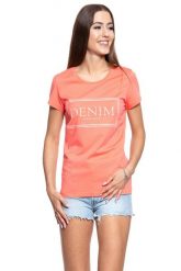 MUSTANG T SHIRT DAMSKI Alexia C Print 1009054 8139. Pomarańczowe t-shirty damskie Mustang, s, bez wzorów, bez kołnierzyka, bez ramiączek. W wyprzedaży za 39.99 zł.