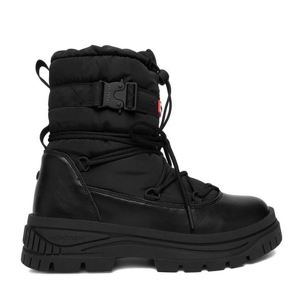 Śniegowce Hunter. Czarne śniegowce damskie Hunter, bez zapięcia. Za 249.99 zł.