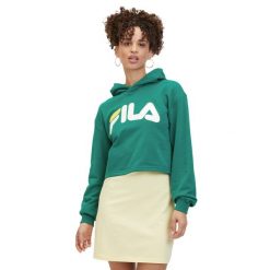 Bluza damska FILA Lafia. Czarne bluzy damskie Fila, m, bez wzorów, casualowe, bez ramiączek, bez kaptura. Za 159.99 zł.
