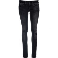 Pepe Jeans jeansy damskie Vera 30/32, czarne. Czarne jeansy damskie Pepe Jeans, bez wzorów, z jeansu. W wyprzedaży za 203.00 zł.