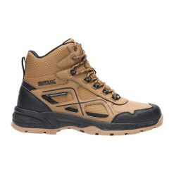 Męskie buty trekkingowe Vendeavour. Brązowe trekkingi męskie Regatta, z materiału, bez zapięcia. Za 399.99 zł.