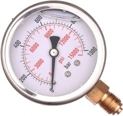 Fluke Manomet ciśnieniomierz Zegar Glicerynowy 63mm 0-1000 bar Gwint 1/4 Dolny. Ciśnieniomierze Fluke. Za 47.99 zł.