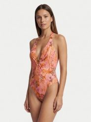 Guess Strój kąpielowy E6GJ39 MC04R Różowy. Czerwone stroje kąpielowe damskie Guess, xs, z aplikacjami, z syntetyku. Za 499.99 zł.