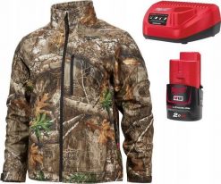 Kurtka męska Milwaukee MILWAUKEE.HEATING JACKET M12HJCAMO6-201 (XL) CAMO. Zielone kurtki męskie Milwaukee, m, bez wzorów, bez kaptura. Za 1,138.55 zł.