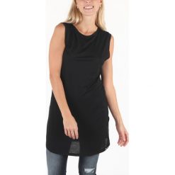 Diesel T-Rufina Top Czarny. Czarne topy damskie Diesel, m, bez wzorów, z bawełny, bez kołnierzyka, bez ramiączek. Za 292.95 zł.