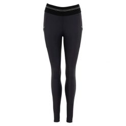 Damskie silikonowe legginsy jeździeckie z pełną przyczepnością ANKY Tournament. Brązowe legginsy damskie ANKY, bez wzorów, z elastanu. Za 553.50 zł.