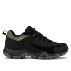 Buty męskie sportowe trekkingowe DK SPIDER SOFTSHELL. Czarne trekkingi męskie DK, z materiału, bez zapięcia. Za 169.00 zł.