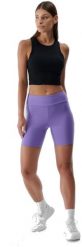 Legginsy krótkie sportowe damskie 4F fiolet do biegania na siłownię F007 XS. Legginsy damskie 4F, xs, bez wzorów, krótkie, do biegania. Za 73.39 zł.