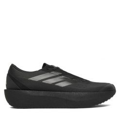 Buty do biegania adidas. Czarne obuwie sportowe damskie Adidas, bez wzorów, bez zapięcia, do biegania. Za 439.99 zł.
