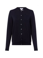 Brookshire Kardigan damski Kobiety Bawełna niebieski jednolity, L. Niebieskie kardigany damskie brookshire, l, bez wzorów, z bawełny, klasyczne, bez kołnierzyka. Za 249.95 zł.