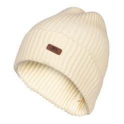Czapka Unisex Dla Dorosłych Dornan Beanie. Białe czapki damskie Trespass, z aplikacjami, z materiału. Za 52.99 zł.