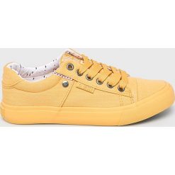 Big Star - Tenisówki. Żółte trampki i tenisówki damskie BIG STAR, bez wzorów, z materiału, bez zapięcia. W wyprzedaży za 89.90 zł.