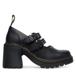 Czółenka Dr. Martens. Czarne czółenka damskie Dr. Martens, bez wzorów, bez obcasa, bez zapięcia. Za 949.99 zł.
