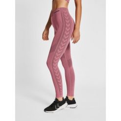 Damskie legginsy mid-rise Hummel Shaping. Czerwone legginsy damskie Hummel, bez wzorów. Za 146.50 zł.