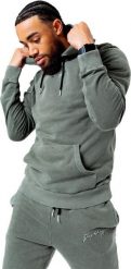 Justhype Justhype Acid Wash Hoody TWLR-135 Zielone M. Zielone bluzy męskie Justhype, m, bez wzorów, bez ramiączek, bez kaptura. Za 177.30 zł.