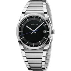 Calvin Klein Step Zegarek Srebrny. Szare, analogowe zegarki męskie Calvin Klein, bez wzorów, z materiału, srebrne. Za 1,191.95 zł.