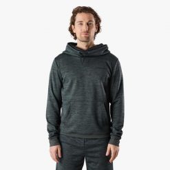 Sweter treningowy męski Swedemount Training Logo Hood II szybkoschnący. Brązowe swetry męskie SWEDEMOUNT, m, bez wzorów, z tkaniny, sportowe, bez kołnierzyka, bez ramiączek. Za 199.99 zł.