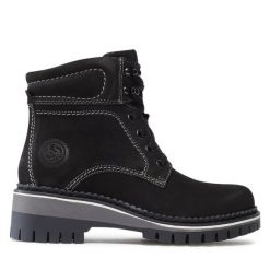 Trapery Lasocki. Czarne trapery damskie Lasocki, bez zapięcia. Za 279.99 zł.