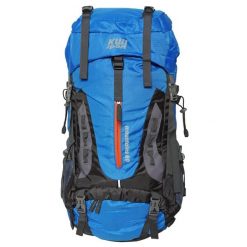 Plecak Mountains 60 L na bardziej wymagające wędrówki w kolorzem. Niebieskie plecaki męskie KUBISPORT, bez wzorów, sportowe. Za 241.00 zł.