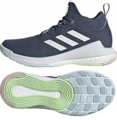 Adidas Buty siatkarskie Crazyflight Mid W niebieskie r. 39 1/3. Niebieskie obuwie sportowe damskie Adidas, bez wzorów, bez zapięcia. Za 268.99 zł.