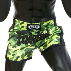 Spodenki Muay Thai Fairtex BS1710 Camo L. Zielone szorty damskie FAIRTEX, bez wzorów, sportowe. Za 279.00 zł.