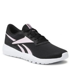 Buty na siłownię Reebok. Czarne obuwie sportowe damskie Reebok, bez wzorów, bez zapięcia, na fitness i siłownię. Za 179.99 zł.