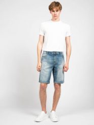 Antony Morato Szorty "Dave" | MMDS00072 FA750266 | Dave | Mężczyzna | Niebieski. Niebieskie szorty męskie Antony Morato, z aplikacjami, z bawełny. W wyprzedaży za 169.00 zł.