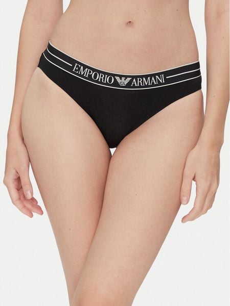Emporio Armani Underwear Komplet fig EW000403 AF10881 MC005 Czarny. Czarne majtki damskie Emporio Armani Underwear, z bawełny. Za 119.99 zł.
