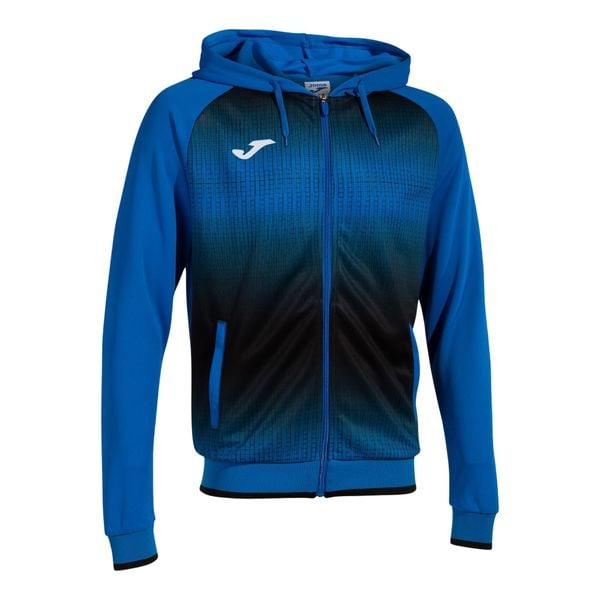 Kurtka Joma Tiger V. Czarne kurtki męskie Joma, m, bez wzorów, z dżerseju, bez kaptura, na fitness i siłownię. Za 246.70 zł.