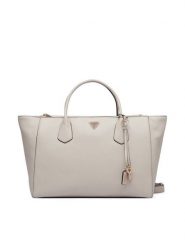 Guess Torebka Marissa HWBG23 33240 Kremowy. Białe shopperki damskie Guess, z aplikacjami, ze skóry, bez dodatków. Za 674.99 zł.