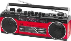 Radioodtwarzacz Trevi RR501 czerwony. Czerwone radia Trevi. Za 214.59 zł.