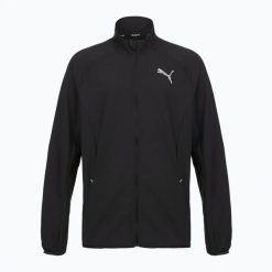 Kurtka do biegania męska PUMA Run Elite Ultraweave Jacket. Czarne kurtki męskie Puma, m, bez wzorów, z materiału, bez kaptura, do biegania. Za 219.99 zł.