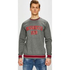 DC - Bluza. Szare bluzy męskie DC, l, bez wzorów, z bawełny, bez ramiączek, bez kaptura. W wyprzedaży za 169.90 zł.