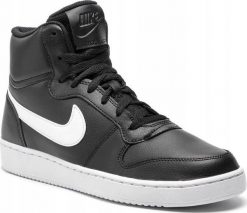 BUTY MĘSKIE NIKE EBERNON MID AQ1773 SPORTOWE CIEPŁE SKÓRA 42,5. Buty sportowe męskie Nike, bez wzorów, ze skóry, bez zapięcia. Za 289.00 zł.