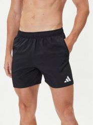 Adidas Szorty kąpielowe JX2673 Czarny Regular Fit. Czarne kąpielówki męskie Adidas, m, bez wzorów, z syntetyku. Za 138.99 zł.