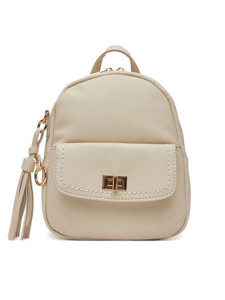 DeeZee Plecak H240214 Beżowy. Brązowe plecaki damskie DeeZee, bez wzorów, ze skóry. Za 119.99 zł.