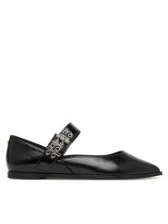 Buffalo Baleriny Marly Riv 1621044 Czarny. Czarne balerinki damskie Buffalo, bez wzorów, ze skóry, bez obcasa, bez zapięcia. Za 349.99 zł.