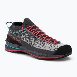 Buty podejściowe damskie La Sportiva TX2 Evo. Szare obuwie trekkingowe damskie La Sportiva, z materiału, bez zapięcia. Za 742.49 zł.