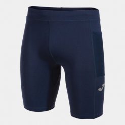 Legginsy Joma Elite X niebieskie do biegania. Niebieskie legginsy damskie Joma, bez wzorów, z poliamidu. W wyprzedaży za 148.90 zł.
