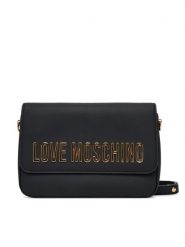 LOVE MOSCHINO Torebka JC4023PP1NKD0000 Czarny. Czarne listonoszki damskie Love Moschino, bez wzorów, ze skóry, bez dodatków. Za 679.99 zł.