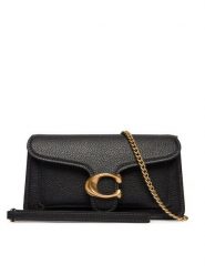 Coach Torebka Tabby Chain CBF14 Czarny. Czarne listonoszki damskie Coach, bez wzorów, ze skóry, bez dodatków. Za 1,599.00 zł.
